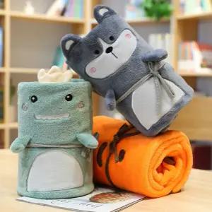 귀여운 무릎담요 반단체 회사 동호회 행사 졸업 입학 답례품 따뜻한 겨울나기 단체선물