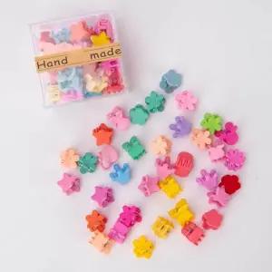 [골드스마일]미니 집게핀 옆머리삔 작은 단발 헤어핀 세트 유아