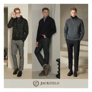 [잭필드]25FW남성 기모 본딩 레이어드 셔츠 니트 3종1019591