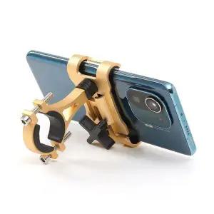 [하프클럽/]스마트폰휴대폰거치대 HWA 거치대 휴대폰 골드색상 자전거