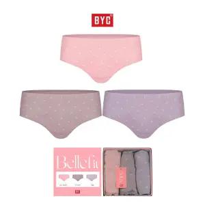 BYC 여성미디 삼각팬티 3매입 2278