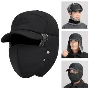 모자 방한 겨울 귀달이 털