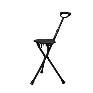 고품질 마키테크 휴대용접이식의자겸용 카본 지팡이 워크시트 조절식지팡이 효도지팡이 지팡이 WFH2ROZ