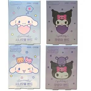산리오캐릭터즈 패턴밴드 12매입 표준형 혼합형 랜덤발송 시나모롤 쿠로미 캐릭터밴드 상처 반창고