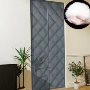 우풍 차단 커튼 웰론 보온 현관 패딩 방풍 커튼 겨울 냉기 방문