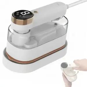 쉬운 다림질 수평수직 핸디 스팀다리미 3단계스팀 접이식보관 급속예열 넓은열판