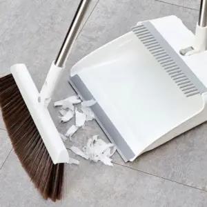 쓰레받기 빗자루 긴 미용실 쓰레받 업소용 세트 청소 플라스틱 사무실 길쭉한 쓰레받기 긴 장대 대형