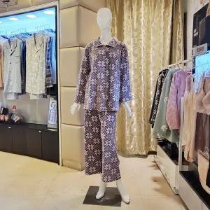 [대구백화점] [비너스]포근한 눈꽃프린트 여성 겨울잠옷(VPA4557W)