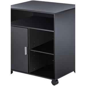 프린트 선반 이동식 수납장 거치대 복합기 블랙/60x40x66cm 스탠드