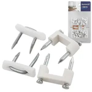 케이블클립 전선고정핀 브라켓 스템플셋트 스템플셋트 전기선정리