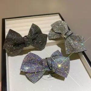 엔비 3개 세트 키라 리본 헤어핀 똑딱핀 큐빅 반묶음 머리