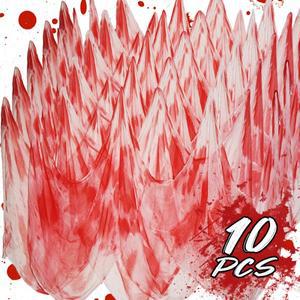 할로윈 야외 창문 벽 출혈 무서운 천 거즈 소름 끼치는 홈 바 파티 소품용 피 묻은 10개/1개