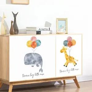 붙이는 패브릭 가림막 수납장 가리개 커튼 어린이집 창문