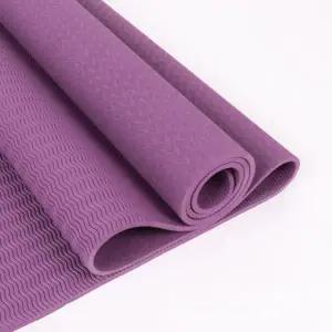 두꺼운 6mm 요가 매트 트레이닝 6mm 헬스 매트 운동용 피트니스