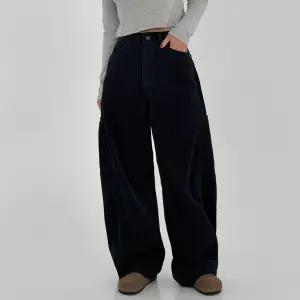 [에이와비] [140.150ver] #AWABMADE:_루즈코듀로이카고팬츠 -키작녀/기장선택/2color/3size