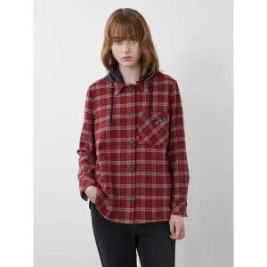 갤러리아 올리비아로렌 아우터형 체크 블라우스 VVBNL3W9171