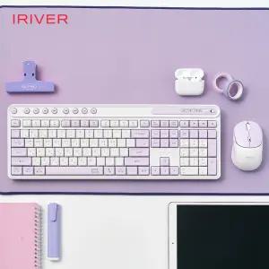 아이리버 MVS601 Silent 무소음 사무용 무선 키보드마우스세트 라벤더
