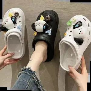 에바실내화 여성 통굽 가벼운 키높이 슬리퍼 EVA 샌들 5.5cm