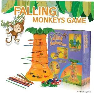 원숭이 떨어뜨리기 게임 막대기 뽑기 보드게임 가족 놀이 교구 실내 오락