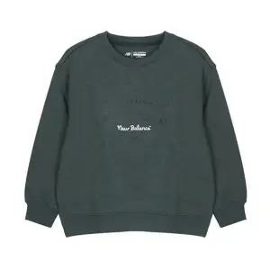 [뉴발란스]뉴발란스 키즈 베이직 로고 기모 스?셔츠 NK9CFB412U-49 맨투맨