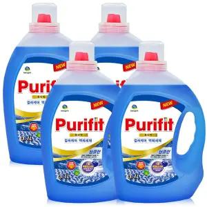 하루그린 퓨리핏 액체세제 딥클린 컬러케어 3.1L 4개