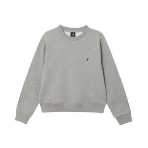 [롯데백화점]캉골 우먼스 플라워 레터링 스웨트셔츠 1798 멜란지그레이