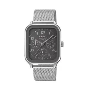 메탈 손목 시계 스퀘어 멀티펑션 MTP-M306M-8A