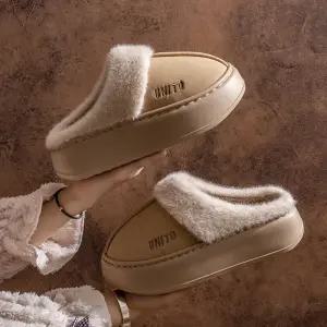 겨울슬리퍼 실외용 퍼슬리퍼 신발 털슬리퍼