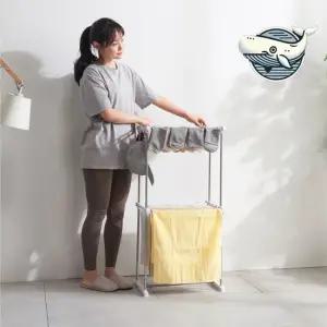 2단 미니 빨래건조대 튼튼한 소형 양말 수건 미니빨래건조대 원룸빨래건조대