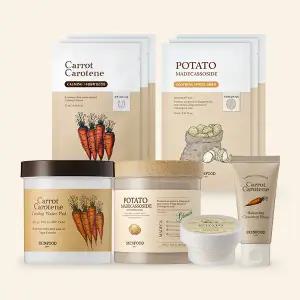[스킨푸드][단독] 구황작물 세트(당근/감자패드60매) + (증정)당근시트3매+감자시트3매+감자푸드마스크20g+캐롯폼30ml