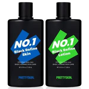 프리티스킨 넘버원 블랙 리파인 올인원 남성스킨로션
