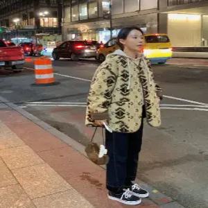 마랑노르딕 우디플라워 양털 무스탕 (one color)