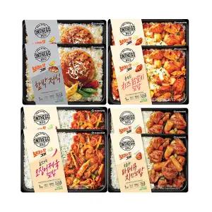 온더고 신상혼합8(바베큐치킨2,오징어제육2,치즈닭갈비2,함박스테이크2)