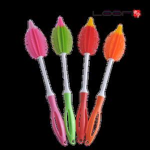 [국내생산] 루리 실리콘 투웨이 브러쉬/수세미/주방세제/열탕소독 99.9%