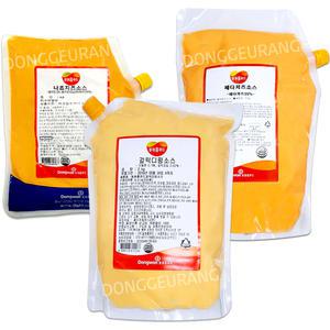 동원홈푸드 소스3종 /갈릭디핑/나쵸치즈/체다치즈소스