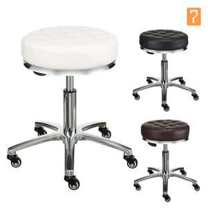 쿠션 미용의자 원형 바퀴달린 진료 시술 의자