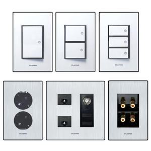 나노 아트2 스위치 콘센트 통신 (블랙)