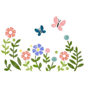 대문닷컴 스텐실 도안(ST-3055)(ST-6012)꽃과 나비와 함께