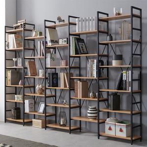 메종드보 모던 철제 거실 책장 서재 전면책장 5단 6단