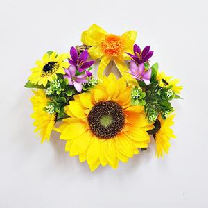 해바라기 조화 리스  꽃 썬플라워 인테리어 소품 꾸미기 집들이 개업선물