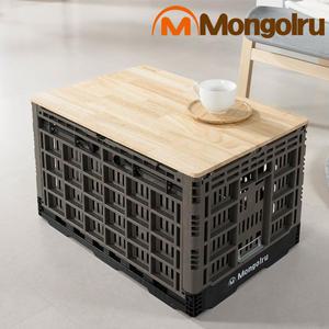 리빙 폴딩박스 수납 플라스틱 캠핑 다용도박스 64L