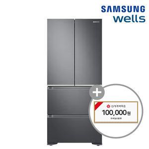 교원웰스 삼성 김치냉장고 렌탈 김치플러스 4도어 의무5년 RQ48R91Y3S9