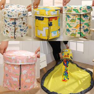 캐릭터 패브릭 장난감 레고 인형 보관 정리 함 주머니