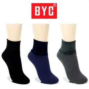 BYC 기모 버선 3켤레 논슬립 털기모덧신 미끄럼방지 여자 겨울수면양말 할머니덧버선양말