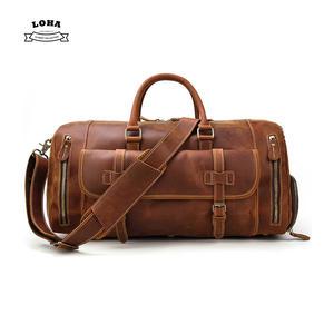 빈티지 소가죽 여행가방 보스턴백 헬스백 2컬러 9802