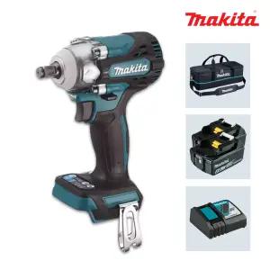 마끼다 DTW300RTJ 18V 충전임팩렌치 5.0Ah 2팩 DTW285후속 1/2인치 12.7mm 연부