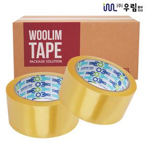 우림 박스테이프 포장용 택배 opp H3-중포장(50Mx50개)투명