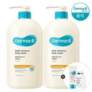 [공식] 더마비 데일리 모이스처 바디워시 쥬시만다린 1000ml x2개+(랜덤견본)튜브+3매