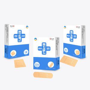 밴드골드 플러스 플랙스밴드 덕용 대형 네모 혼합형 상처반창고