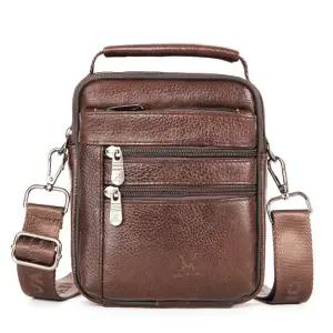 밀레바노 남성 소형 가죽가방 크로스백 MV-7505 캐주얼 데일리 숄더백